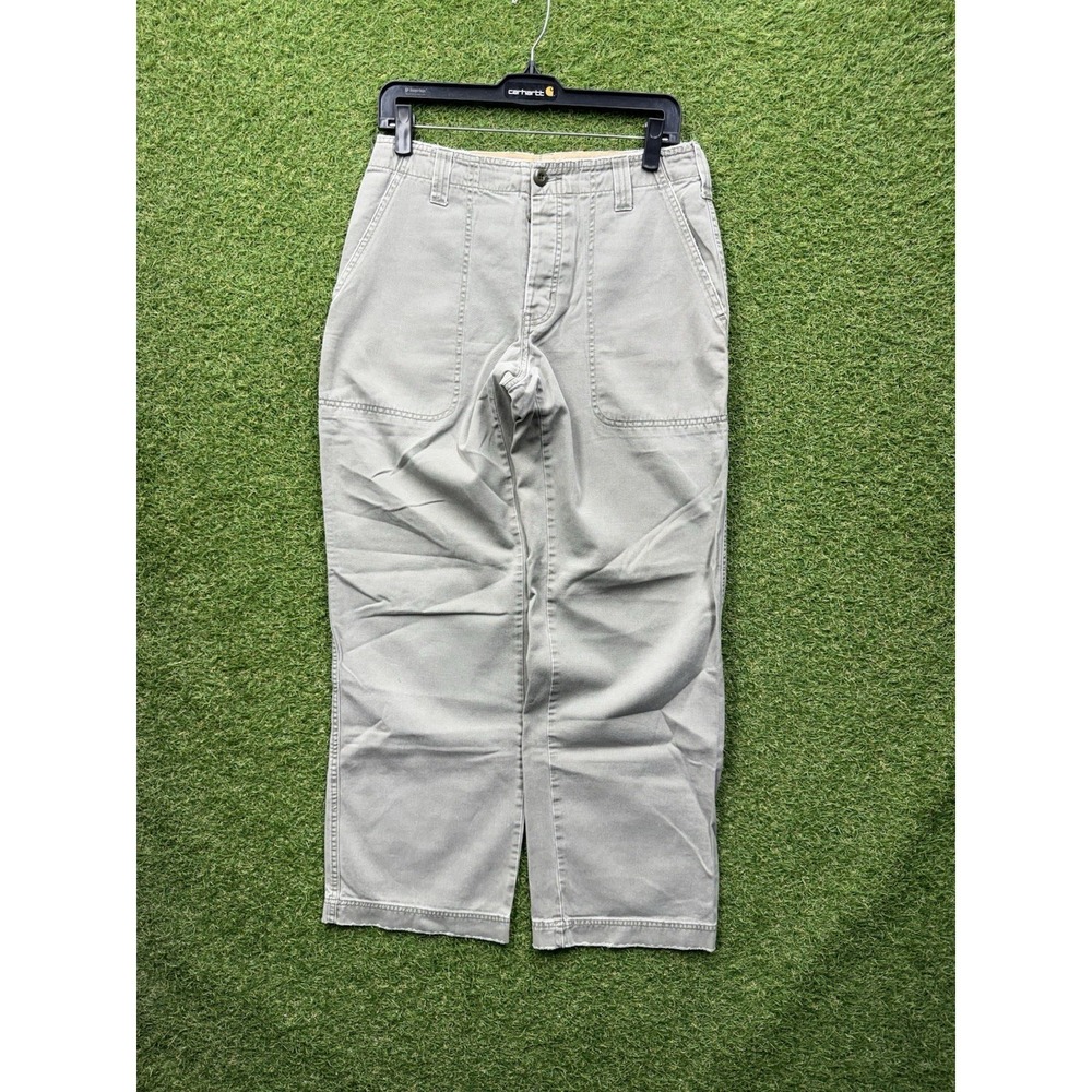 Vintage Y2K Abercrombie & Fitch Pants Womens 8 Military Green Chino y2k Loose